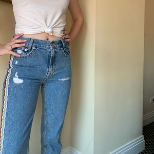 pull and bear straight leg jeans